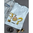 thumbnail image 3 of Abstract Money T-Shirt Women -Wilfred Hildonen Designs, Female Small, 3 of 4