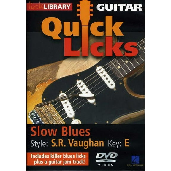 Quick Licks: Stevie Ray Vaughan Slow Blues - Key: E (DVD), Lick Library, Special Interests
