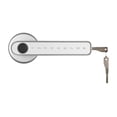 thumbnail image 1 of Abody Fingerprint & Password Door Lock Smart Door Knob Gate Locks Left-Right Open Door Lever Lock Set Keyless Entry Door Lock for Home Interior Door Bedroom Hotel Warehouse Office 50 Groups Finger, 1 of 7