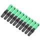 thumbnail image 1 of Conector De Fibra óptica, Mayor O Igual A 60 DB Pérdida De Retorno Conector Rápido Adaptador De Fibra óptica ABS Verde Para Electricista Para Operador Para Escuela Para, 1 of 7
