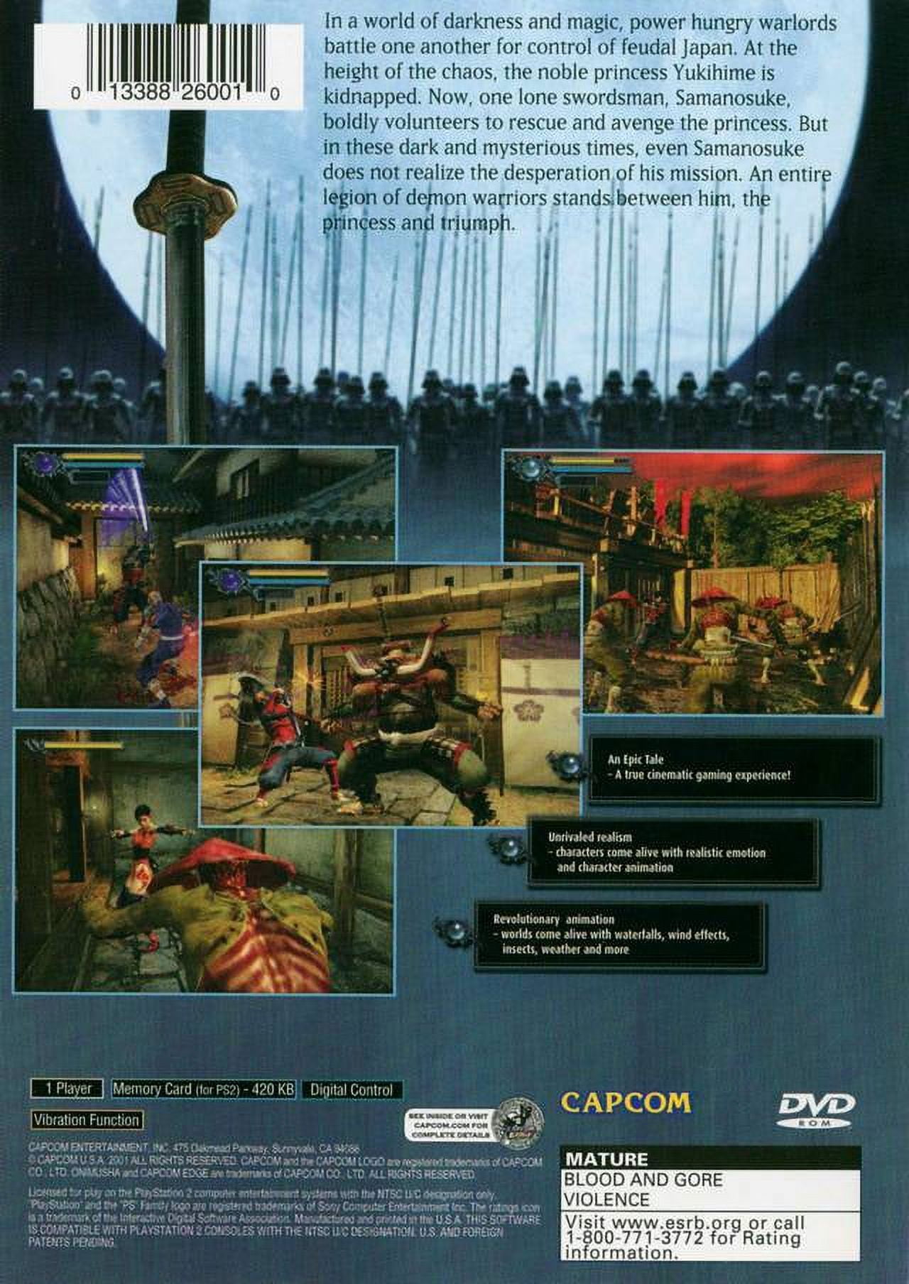 Jogo/cd Playstation 2 Original: Onimusha Warlords - Ps2 - Mf em