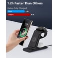 thumbnail image 4 of Cargador inalámbrico 3 en 1 para Galaxy Watch 7/Ultra/FE/6/5/5 Pro/4, 4 of 8