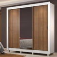 thumbnail image 1 of Ropero Closet Madesa Lyon Plus 3 Puertas con Espejo Pies B, 1 of 5