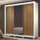 thumbnail image 1 of Ropero Closet Madesa Lyon Plus 3 Puertas con Espejo Pies B, 1 of 5