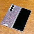thumbnail image 3 of for Samsung Galaxy Z Fold 7 Glitter Case, Shining Sparkle Cute Bling Shockproof Protective Soft TPU Bumper Hard PC Back Phone Cover for Women Girls for Samsung Galaxy Z Fold 7 5G (Purple), 3 of 9