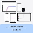 thumbnail image 2 of Stylus Pen for Touch Screens, Capacitive Universal Disc Tip & Magnet Cap Styli Pencil For Apple iPad pro/iPad/iPhone/Switch/Galaxy Tab/Tablet/All Touch Devices., 2 of 6