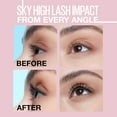 thumbnail image 4 of Maybelline Sky High Volumizing, Buildable, Lengthening Mascara Makeup, Defining, Curling, Multiplying, Washable Very Black, 0.2 fl oz, 4 of 7