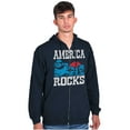 thumbnail image 4 of American Freedom Declare Independence Unisex Plus Fleece Graphic Hoodie Brisco Brands 4X, 4 of 6