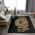 thumbnail image 4 of DouZhe Maya Tribal Style Ornament Pattern Area Rugs Non-Slip Machine Washable Floor Mat, Style Carpet Doormat, 63x48 inches, 4 of 6