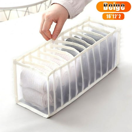 

Underwear Bra Organizer Storage Box Drawer Jeans Pants Wardrobe Organizer Divider Box Underwear Bra Socks Household Storage