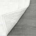 thumbnail image 6 of Jean Pierre New York Lydia Border 100% Cotton Bath Mat - Non-Slip Bath Rug - White - 20"x30", 6 of 7