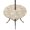 Light Apricot, variant on Round Outdoor Tablecloth with Umbrella Hole and Zipper, Starfish Blue Coastal Tablecloth with Elastic Waterproof, Summer Nautical Shell Beach Patio Table Covers for 31" - 35" Picnic Pool Tables