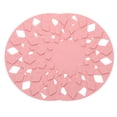 thumbnail image 1 of Uxcell Set de 2 Manteles de Silicona, Posavasos Redondos de 6.7" para Ollas y Sartenes, Soportes Antideslizantes Resistentes al Calor para Encimeras de Cocina y Mesas de Exterior, Rosa, 1 of 7