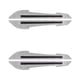 thumbnail image 1 of Sidaley Paquete de 2 pegatinas para coche, advertencia reflectante, tira de cristal retrovisor, decoración, cinta nocturna, calcomanía Automoción decorativa y accesorios Blanco, 1 of 6