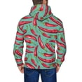 thumbnail image 5 of Zip Up Hoodies for Men - red Chili Long Sleeve Comfrt Men'S Fashion Hoodies & Sweatshirts, Jackets for Men Hoodies Pullover Clothing Clothes with Pouch, 5 of 5