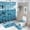 Marine Animal Orca, variant on 4Pcs Killer Whale Fantasy Shower Curtain Sets, Bath Mat and Rugs, Tropical Ocean Animal Orca Shower Curtain with Hooks for Bathroom