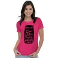 thumbnail image 3 of Together Like Moonshine and Mason Jar Womens Slim Fit Graphic Tee Brisco Brands S, 3 of 4