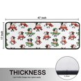 thumbnail image 5 of Kitchen Rugs Sets Of 2,White Cow Scarf Bow Pattern Anti Fatigue Kitchen Mat Rugs Non Slip Washable,Decorative Kitchen Floor Mats for Kitchen,Sink,Laundry,17"x47"+17"x47", 5 of 5