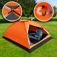 thumbnail image 2 of SUNRISEUMBRELLA Portable Backpacking Tent 2-3 Person Family Camping Hiking Traveling w Carry Bag, 2 of 6