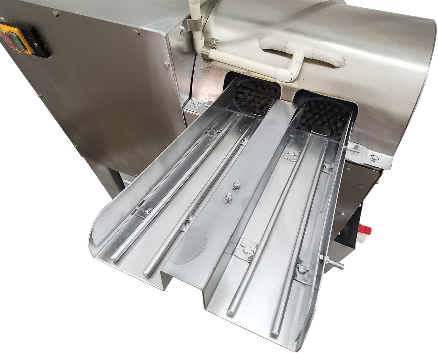 Double Row Automatic Egg Washing Machine Electric Farm Egg Surface Cleaning Machine 4000 Pcs/H
