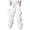 F141-White, variant on FYDUU Boys Cargo Pants with Pockets Baggy Elastic Waist Wide Leg Trousers Kids Lightweight Casual Trousers for Outdoor and Daily Wear Versatile Slacks 7-8 Years