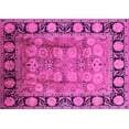 thumbnail image 1 of Ahgly Company Indoor Rectangle Oriental Pink Traditional Area Rugs, 5' x 8', 1 of 4