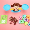 thumbnail image 2 of Juego de mesa digital, balanza de equilibrio, mono, juguete educativo para niños, marrón, 2 of 13