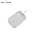 thumbnail image 4 of Injueey Bolsa de filtro para beber jugo de café, colador de malla fina de fruta y aceite de vino multiusos, bolsas de filtración lavables para café en Cocina y Comedor 10x12 pulgadas Injueey  HA065422-02B, 4 of 6