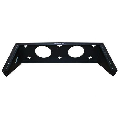 

Steel 4U Horizontal & Vertical Wall Mount Bracket Black
