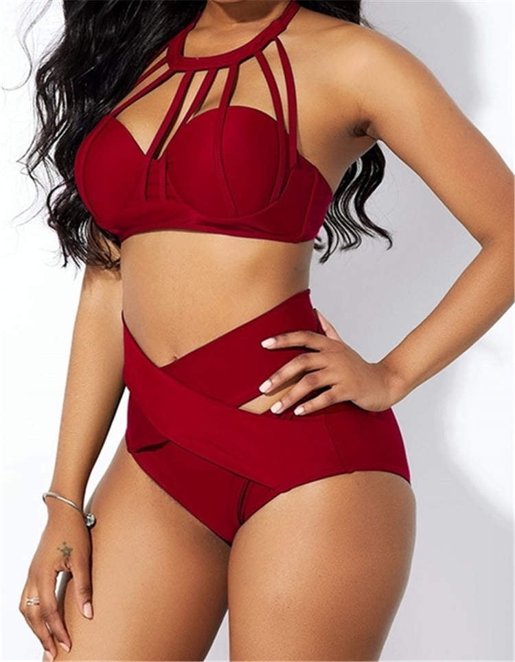 walmart high waisted swimsuit