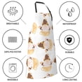 thumbnail image 5 of Kdxio Cute Bee Gnome Apron with Pockets Adjustable Kitchen Aprons for Men Women Waterproof Aprons for Cooking,Drawing,Crafting, Baking Household Cleaning, 5 of 8