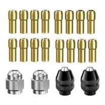 Drill Chuck Collet Set,with Quick Change Adapter and Rotary Drill Nut Tool-1/32Inch to y4699