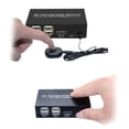 thumbnail image 4 of Commutateur KVM Compatible 2X1 4K, Sélecteur USB Compatible 2 en 1 avec Hub USB 4 Ports, 4 of 5