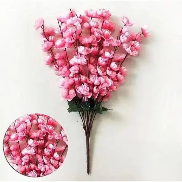 4 paquetes de cerezos en flor artificiales, 36 ramas cada uno, realistas y listos para decorar,Rosa