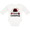 thumbnail image 3 of Inktastic Little Ladybug with Flowers Boys or Girls Long Sleeve Baby Bodysuit, 3 of 5