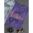 thumbnail image 3 of Mothers Day Soft Pink Text Shaped T-Shirt Women -Image by Shutterstock, Female Large, 3 of 4