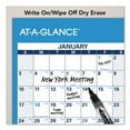 thumbnail image 2 of Horizontal Reversible/Erasable Wall Planner, 48 x 32, White/Blue Sheets, 12-Month (Jan to Dec): 2026 | Bundle of 5, 2 of 4