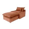 thumbnail image 2 of Sillon individual con taburete Nabu Terracota Kessa Muebles, 2 of 5