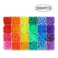 thumbnail image 3 of jifeng 2880pcs Perles de Rocaille avec des Chaînes Élastiques pour Bijoux Collier Bricolage, 3 of 4