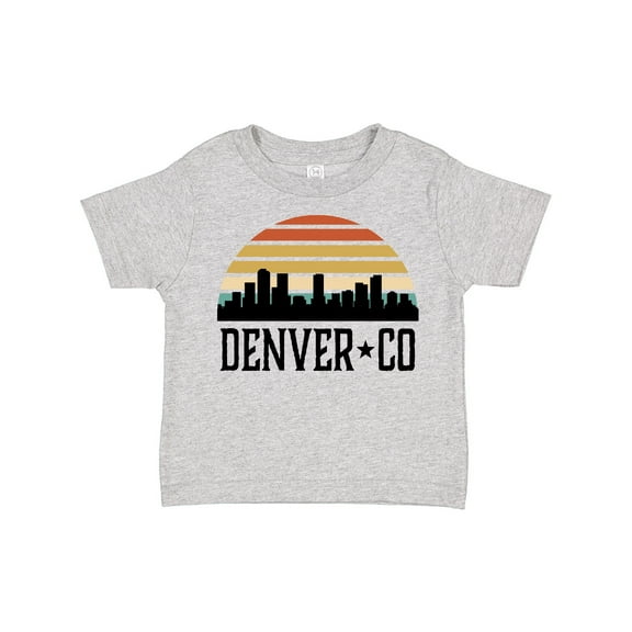 Inktastic Denver Colorado Skyline Vintage Boys or Girls Toddler T-Shirt