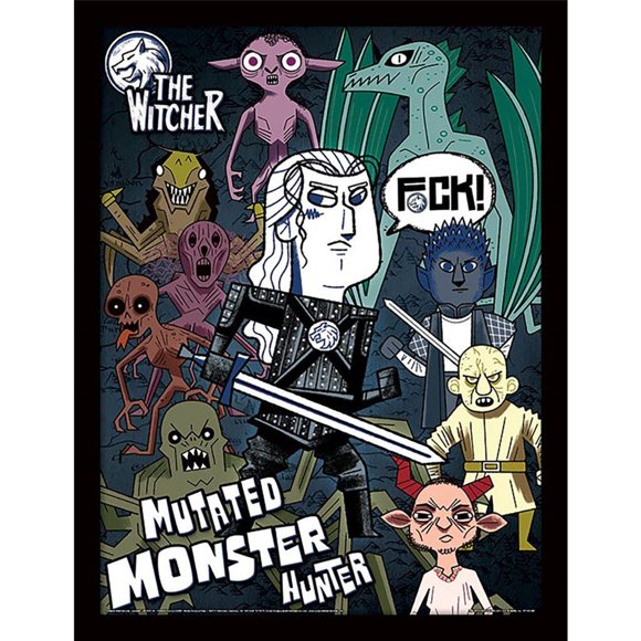 The Witcher Design 1 Framed Poster