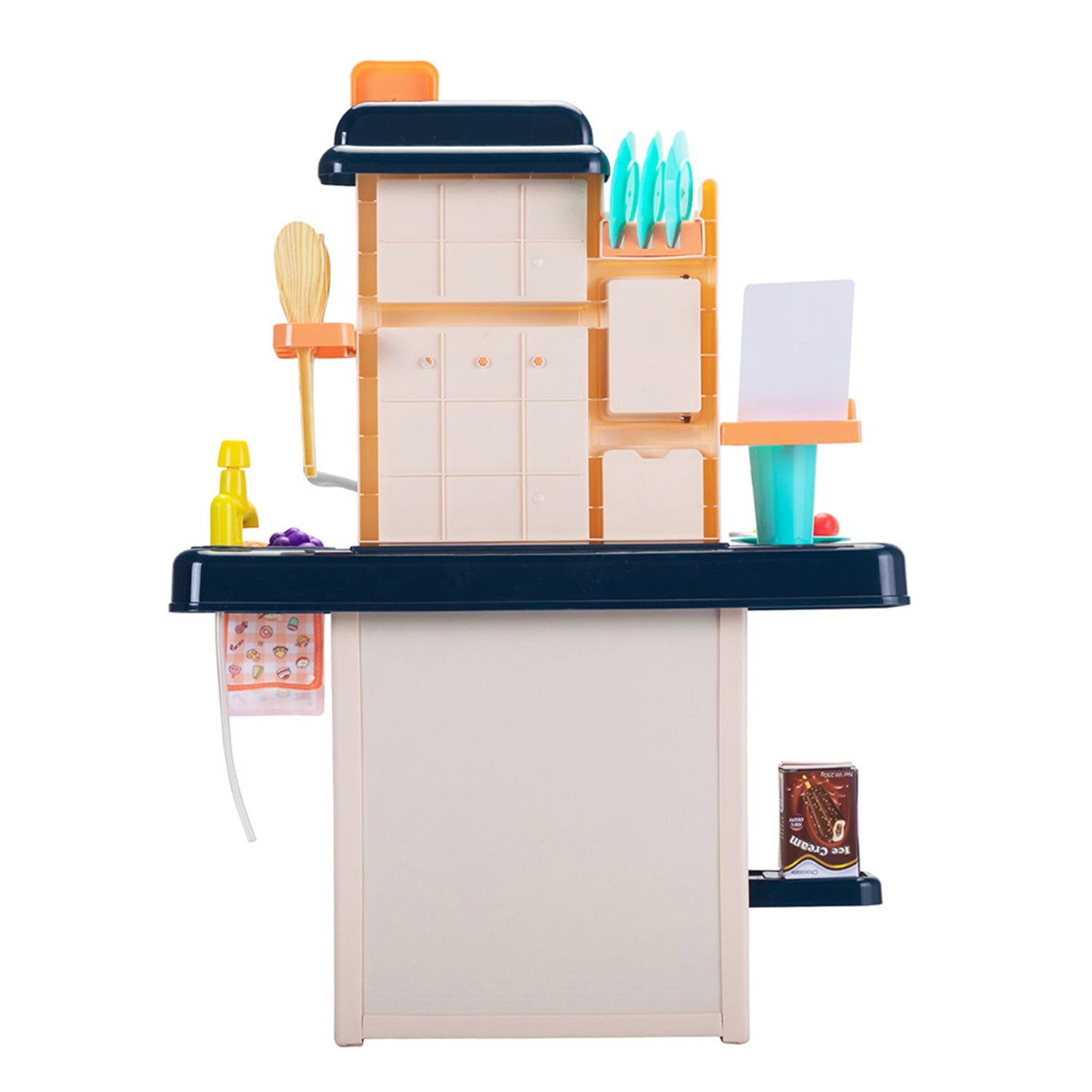 CIPACHO 24.8" Kids Kitchen Playset 42 PCS Toy Accessories Set, Pretend Play Food Set for Boys Girls, Birthday Gift Kids Cooking Toys, w/ Real Sounds and Light CIPACHO 24.8" Kids Kitchen Playset 42 PCS Toy Accessories Set, Pretend Play Food Set for Boys Girls, Birthday Gift Kids Cooking Toys, w/ Real Sounds and Light