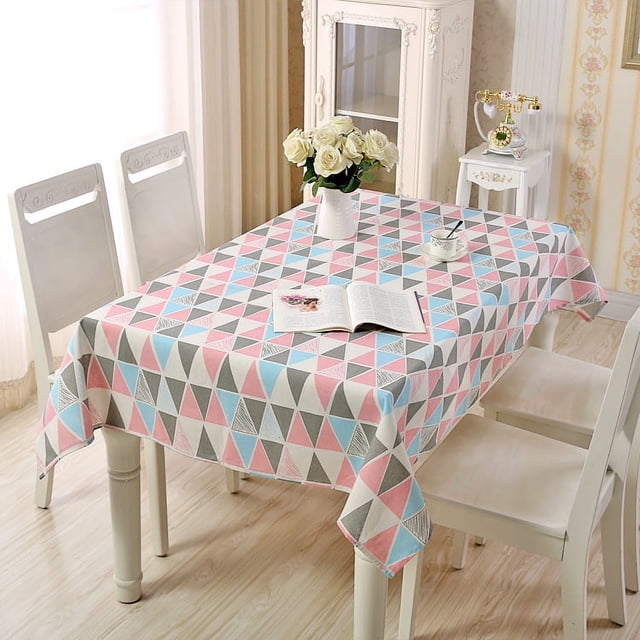tablecloth simple pastoral Plaid geometric rectangular tea table tablecloth tablecloth manufacturers