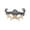 A002- Gold, variant on Masquerade Mask for Women Lace Masquerade Mask 9 Inch Halloween Party Mask Accessory for Masquerade Ball Prom Mardi Gras Themed Events Silver, 1 Pack