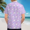 thumbnail image 6 of High Quality Hawaiian Shirts for Men Short Sleeve Aloha Beach Shirt Floral Summer Casual Button Down Shirts Blouses LKI6WZ, 6 of 7