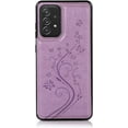 thumbnail image 7 of Phone Case for Samsung Galaxy A53 5G 2022 with Tempered Glass Screen Protector Card Holder Wallet Cover Stand Flip Leather Cell Accessories Gaxaly A53 G5 Galaxies 53A SM A536U Cases Women Purple, 7 of 7