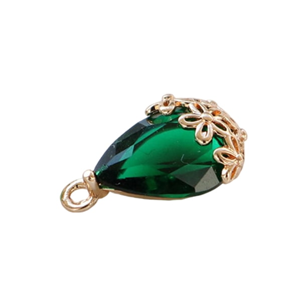 Collar colgante Minnieouse artesanía joyería Verde oscuro AP015957-08