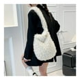 thumbnail image 3 of RKSTN Large-Capacity Plush Bag White, 3 of 7