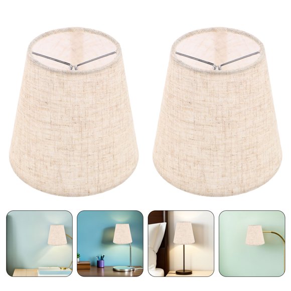 FOMIYES 6Ud Pantallas De De Lino Natural Para Con Clip Y Estilo