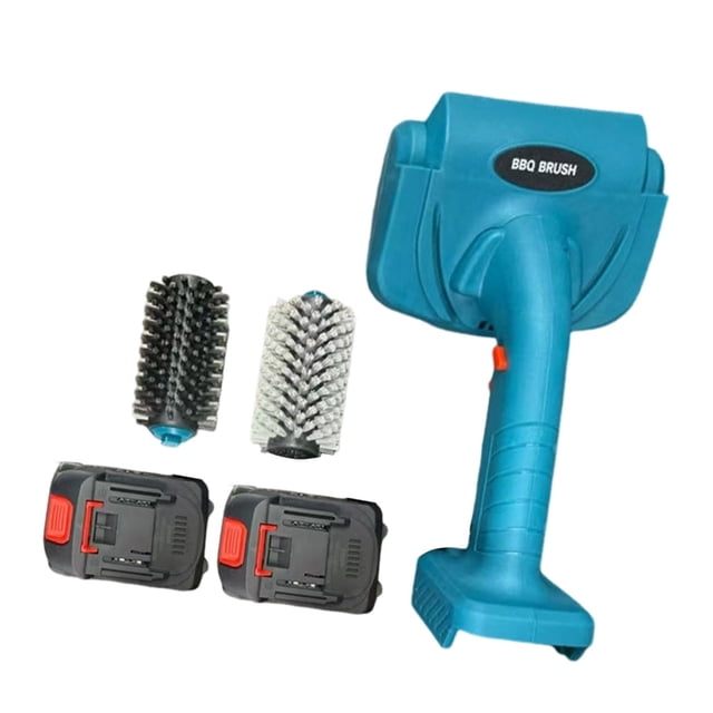 Cepillo eléctrico giratorio para parrilla, limpiador de parrillas, enchufe estadounidense, resistente, herramienta esencial para limpieza de